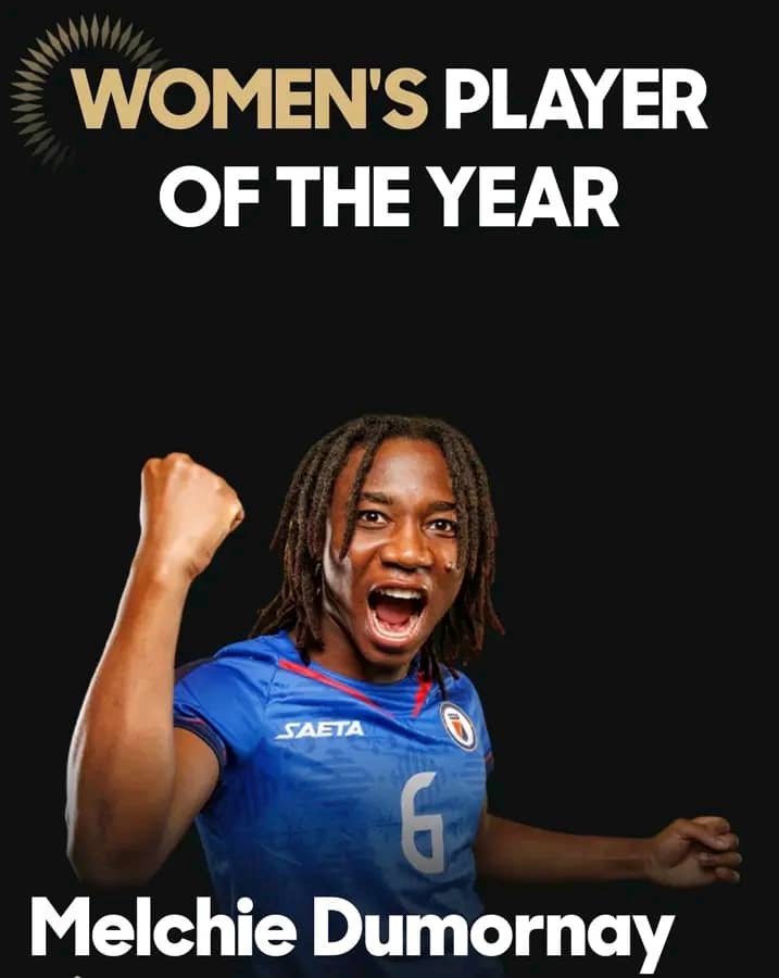 Melchie Dumornay couronnée joueuse de l’année de la CONCACAF