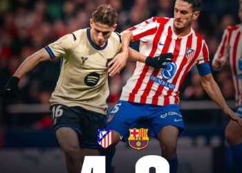 Coupe du Roi : l’Atlético écrase le Barça en demi-finale aller (4-0)