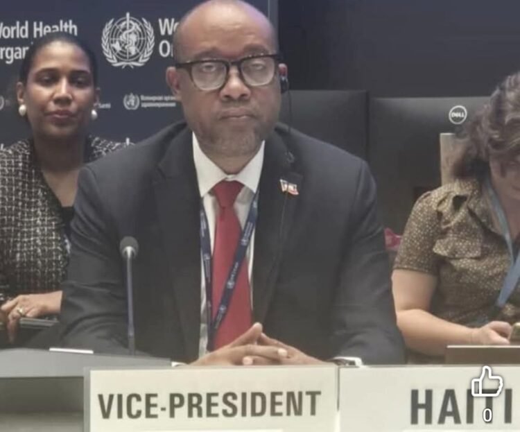 L’OMS confie un poste clé à Haïti : Bertrand Sinal nommé vice-président pour les Amériques